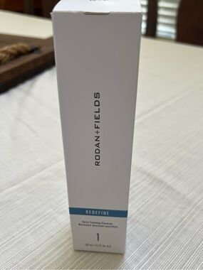 Rodan + Fields White with Blue Accent Foaming Cleanser